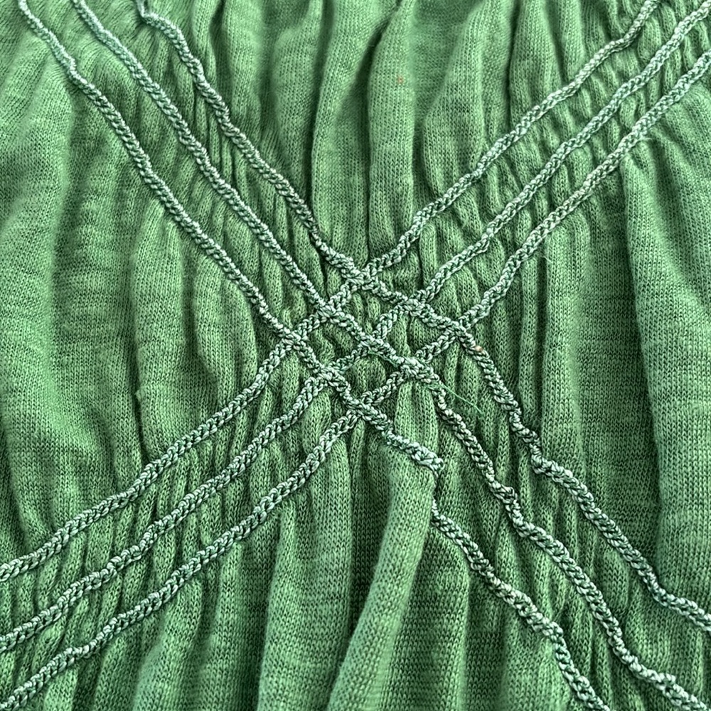 Max Studio  Stretch Linen Top - Picture 6 of 9